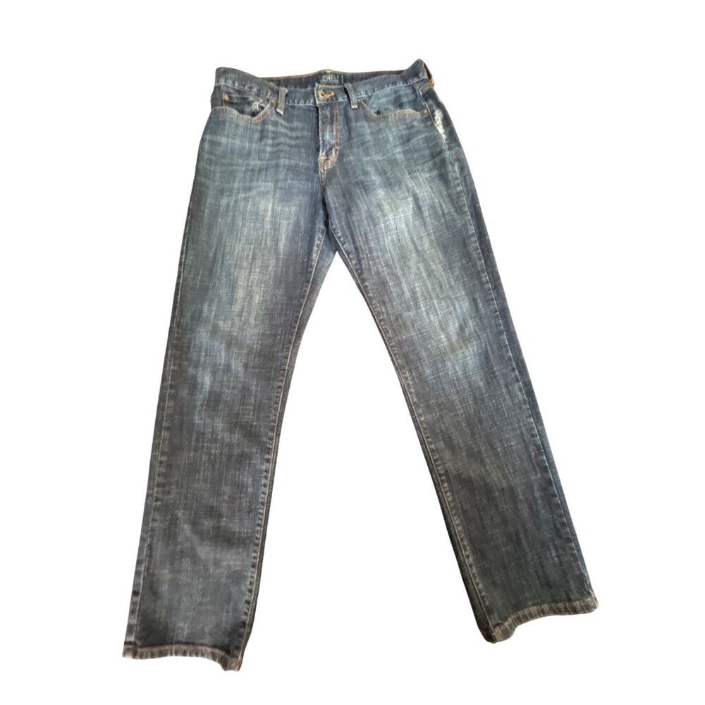 Lucky Brand Men's Blue Denim 221 Original Straight Jeans 34x32 - Picture 2 of 12